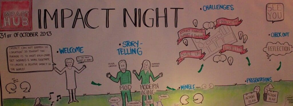 Visual programme for the first Night of Impact